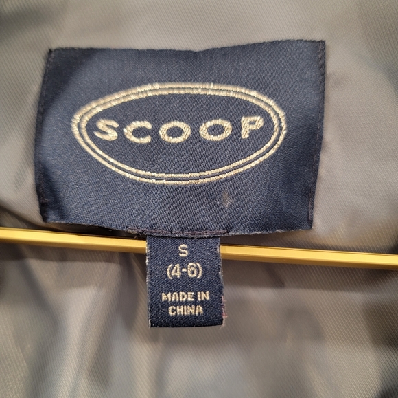 SCOOP vegan suede fringe short, cropped jacket size S, 4 to 6 EUC - Picture 3 of 10